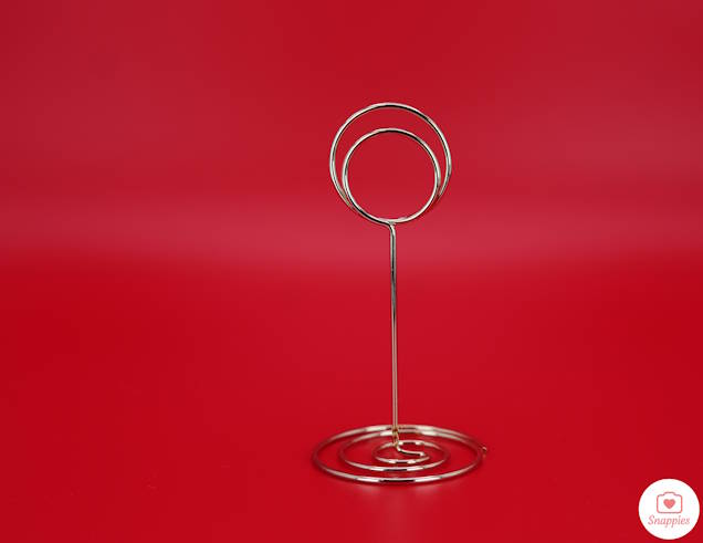 Image of Gold Effect Ring Card Holders x 10